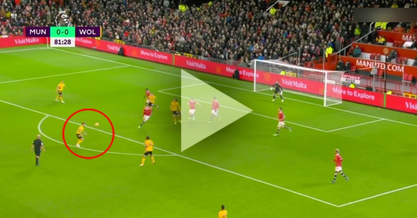 TAK STRZELA Joao Moutinho z Manchesterem United! 0-1 [VIDEO]